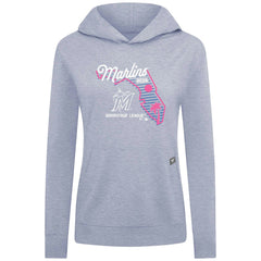 Miami Marlins Levelwear Women's Relay Spring Training Sunrise Bold Hoodie - Light Blue Hoodies