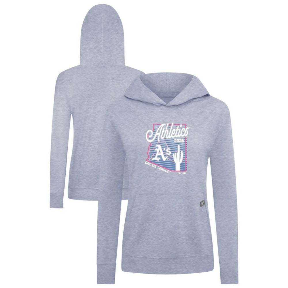 Athletics Levelwear Women's Relay Spring Training Sunrise Bold Hoodie - Light Blue Hoodies