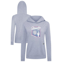 Milwaukee Brewers Levelwear Women's Relay Spring Training Sunrise Bold Hoodie - Light Blue Hoodies