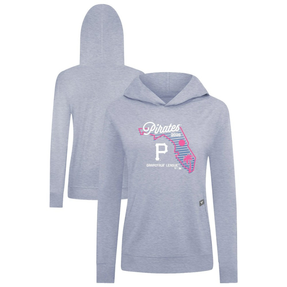 Pittsburgh Pirates Levelwear Women's Relay Spring Training Sunrise Bold Hoodie - Light Blue Hoodies