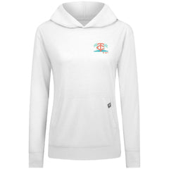Minnesota Twins Levelwear Women's Relay Spring Break Panoramic Bold Hoodie - White Hoodies