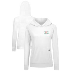 Baltimore Orioles Levelwear Women's Relay Spring Break Panoramic Bold Hoodie - White Hoodies