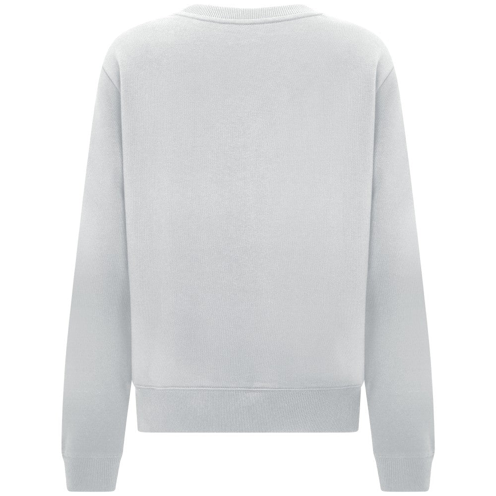 Miami Marlins Levelwear Women's Yvette Spring Training Badge Bold Sweatshirt - White Sweatshirts