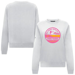 Baltimore Orioles Levelwear Women's Yvette Spring Training Badge Bold Sweatshirt - White Sweatshirts