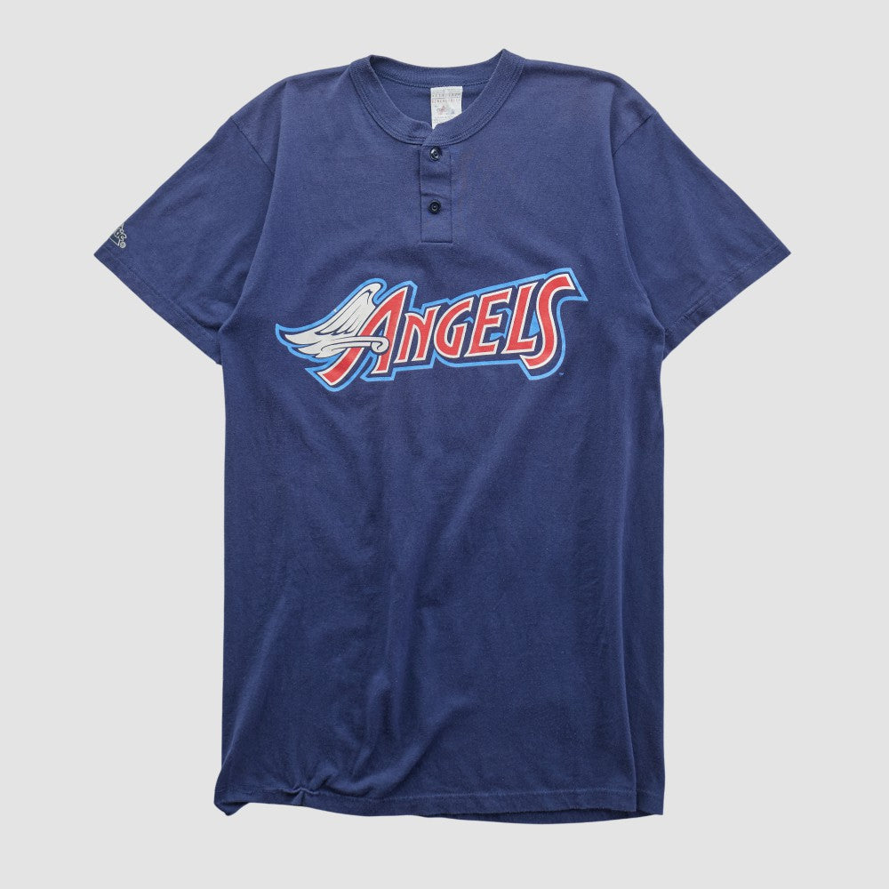 Los Angeles Angels Majestic 2000s T-shirt - Navy - S by Fanatics Real Vintage T-shirts