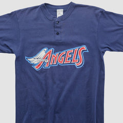 Los Angeles Angels Majestic 2000s T-shirt - Navy - S by Fanatics Real Vintage T-shirts