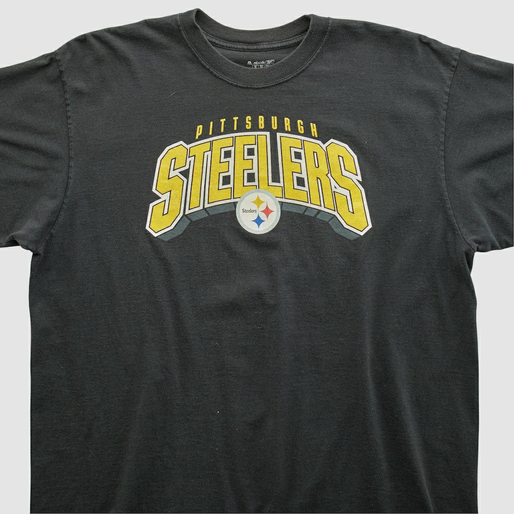 Pittsburgh Steelers Reebok 2000s T-shirt Black Vintage