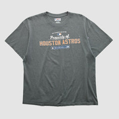 Houston Astros Majestic 2000s T-shirt - Dark Heather Gray - XL by Fanatics Real Vintage T-shirts