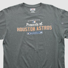 Houston Astros Majestic 2000s T-shirt - Dark Heather Gray - XL by Fanatics Real Vintage T-shirts