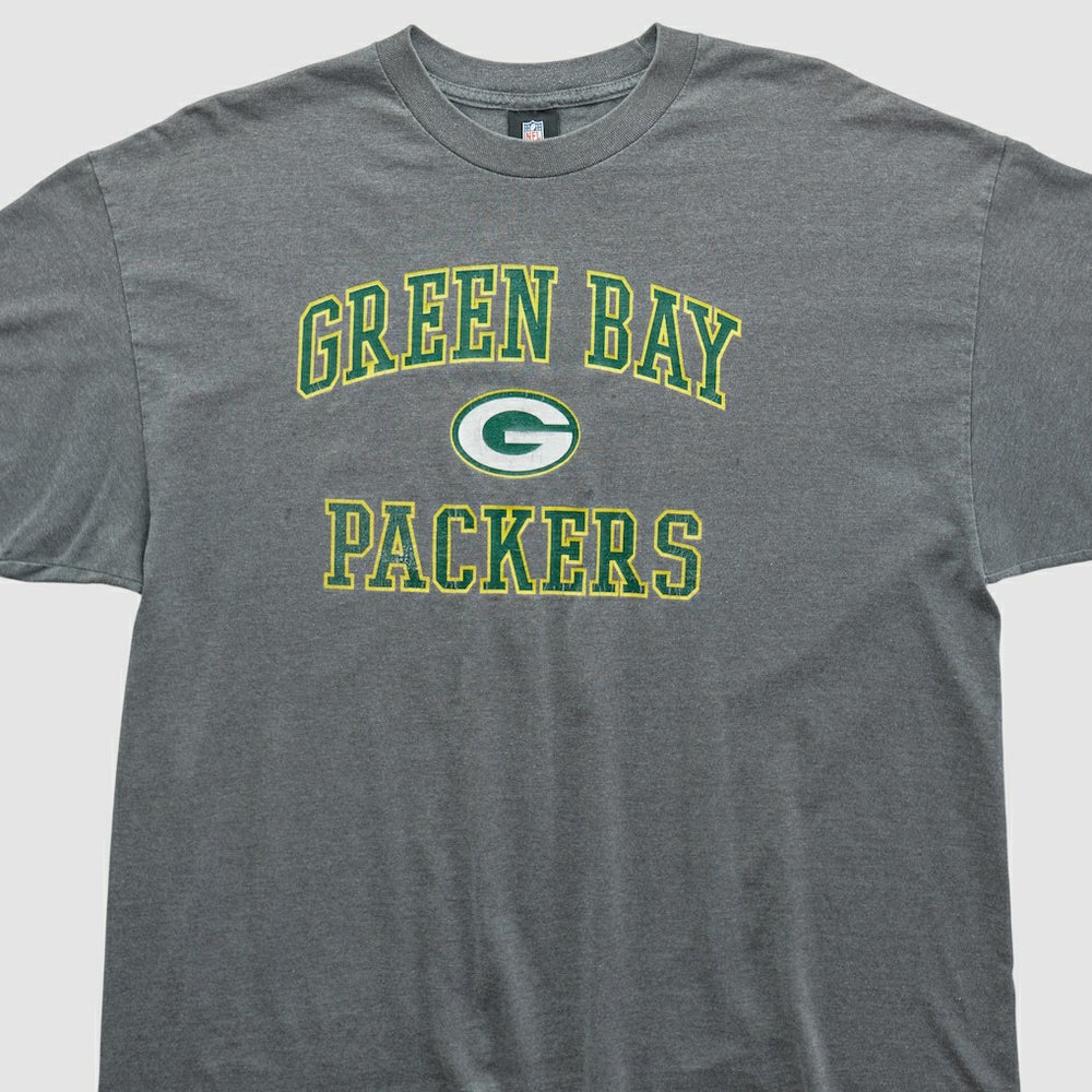 Green Bay Packers NFL 2010s T-shirt Dark Heather Gray Vintage