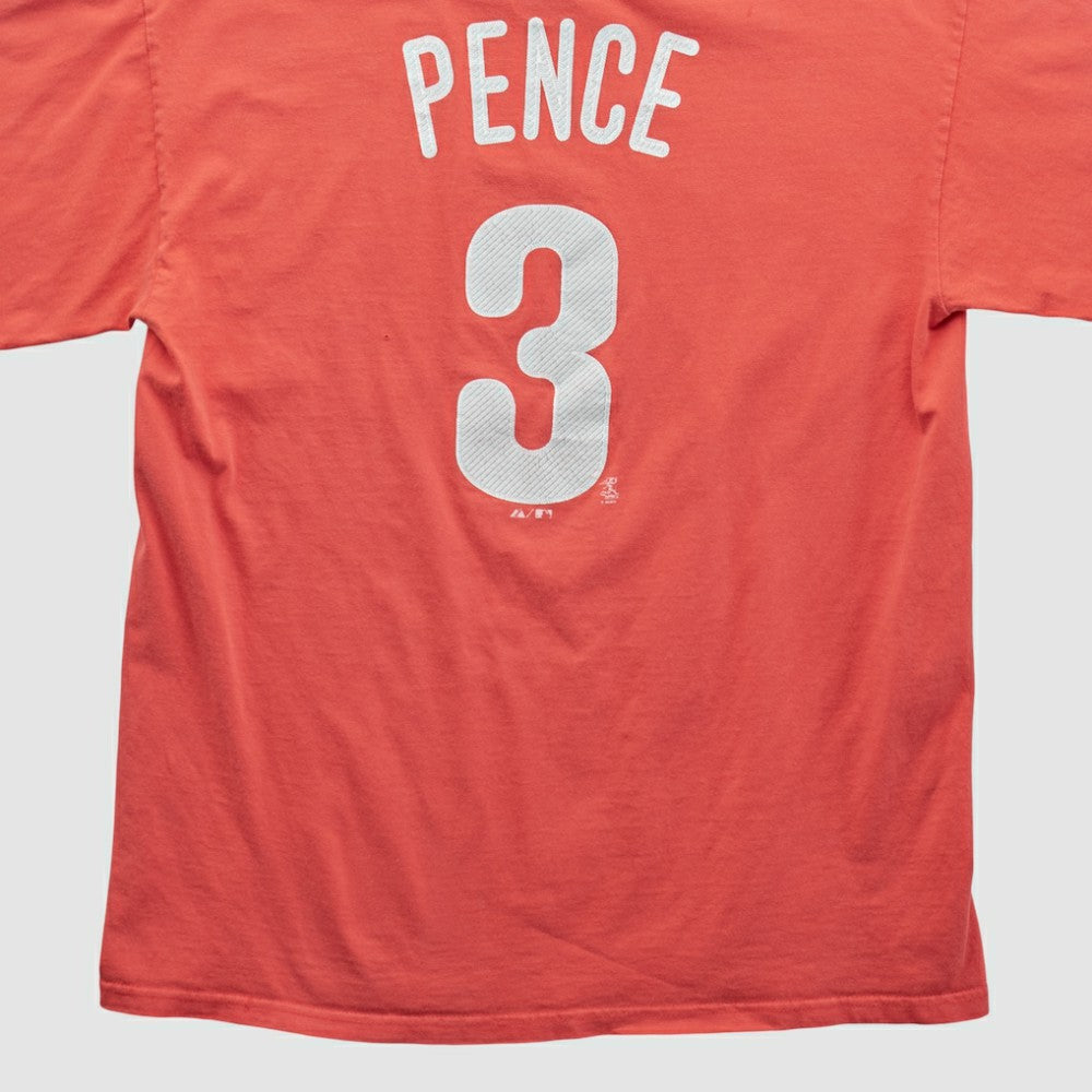 Philadelphia Phillies Majestic 2000s T-shirt - Red - M by Fanatics Real Vintage T-shirts