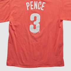 Philadelphia Phillies Majestic 2000s T-shirt - Red - M by Fanatics Real Vintage T-shirts