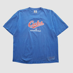 Chicago Cubs Majestic 2004 T-shirt - Blue - L by Fanatics Real Vintage T-shirts