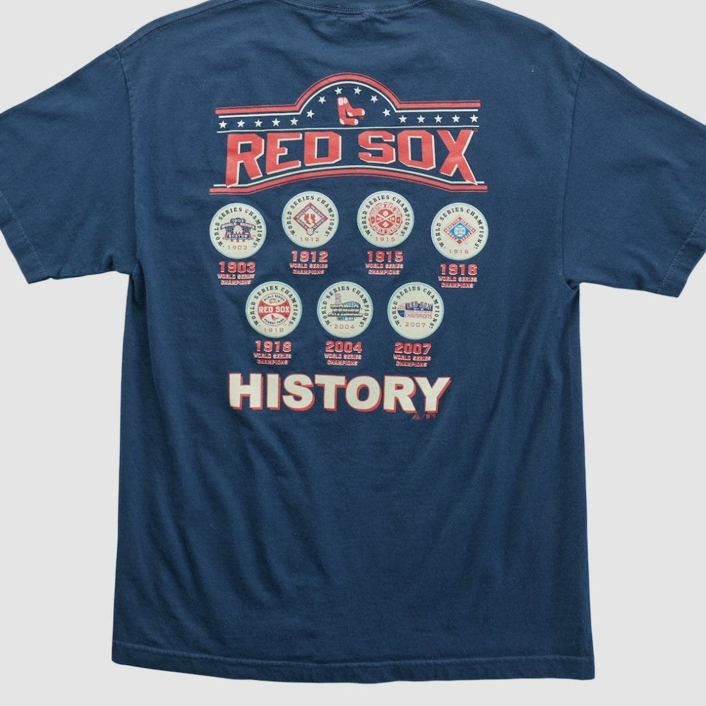Boston Red Sox Majestic 2007 T-shirt - Navy - M by Fanatics Real Vintage T-shirts