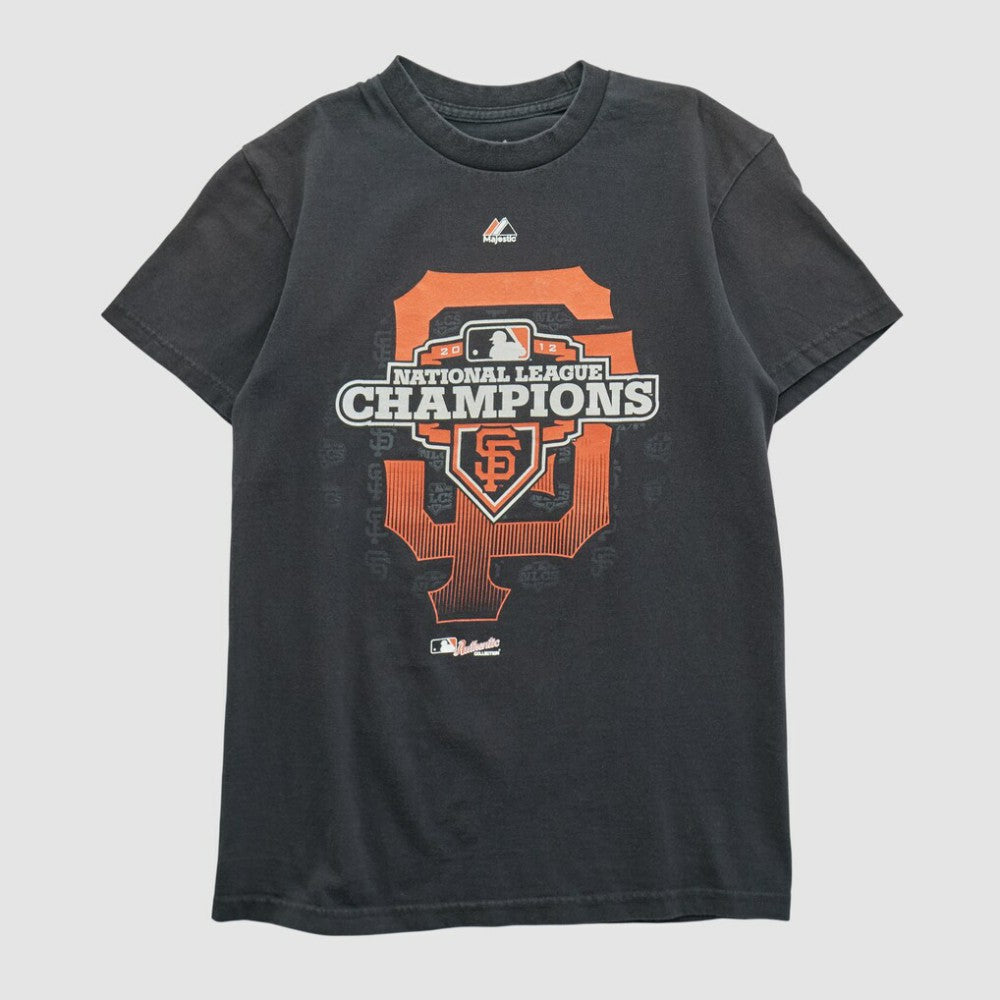 San Francisco Giants Majestic 2012 T-shirt - Black - Yth M by Fanatics Real Vintage T-shirts