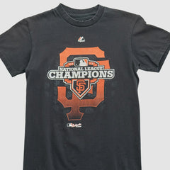 San Francisco Giants Majestic 2012 T-shirt - Black - Yth M by Fanatics Real Vintage T-shirts