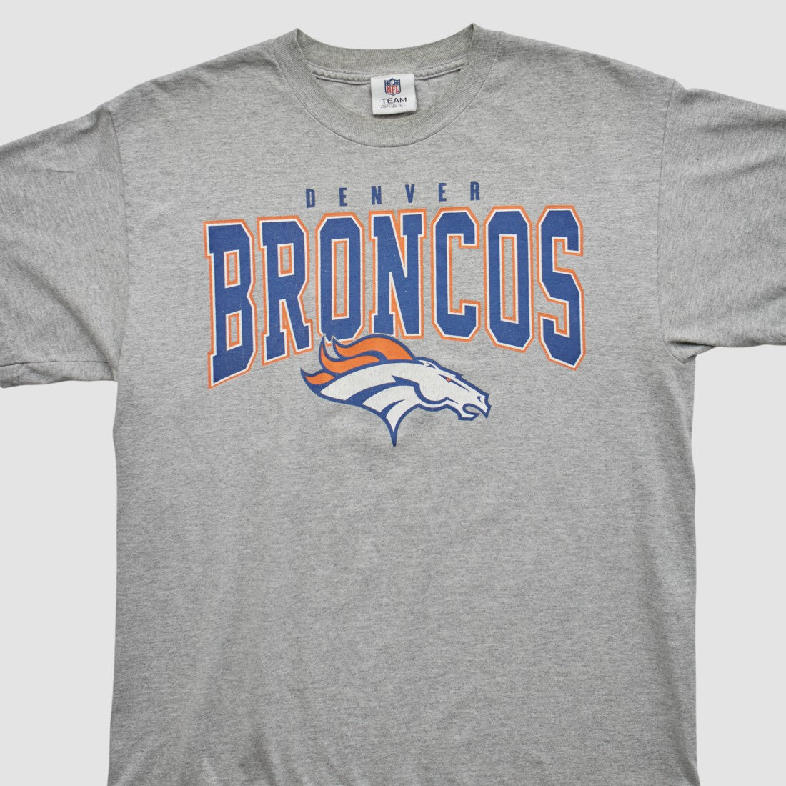 Denver Broncos NFL 2010s T-shirt Heather Gray Vintage