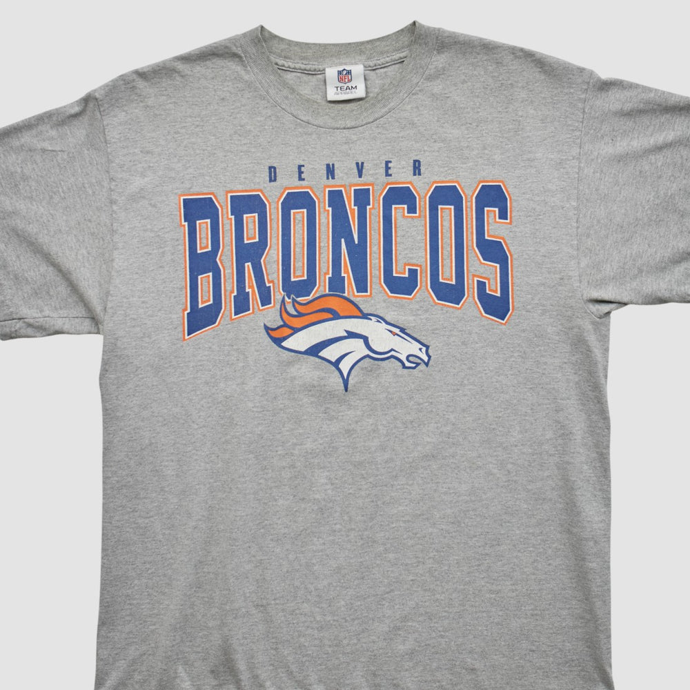 Denver Broncos NFL 2010s T-shirt Heather Gray Vintage