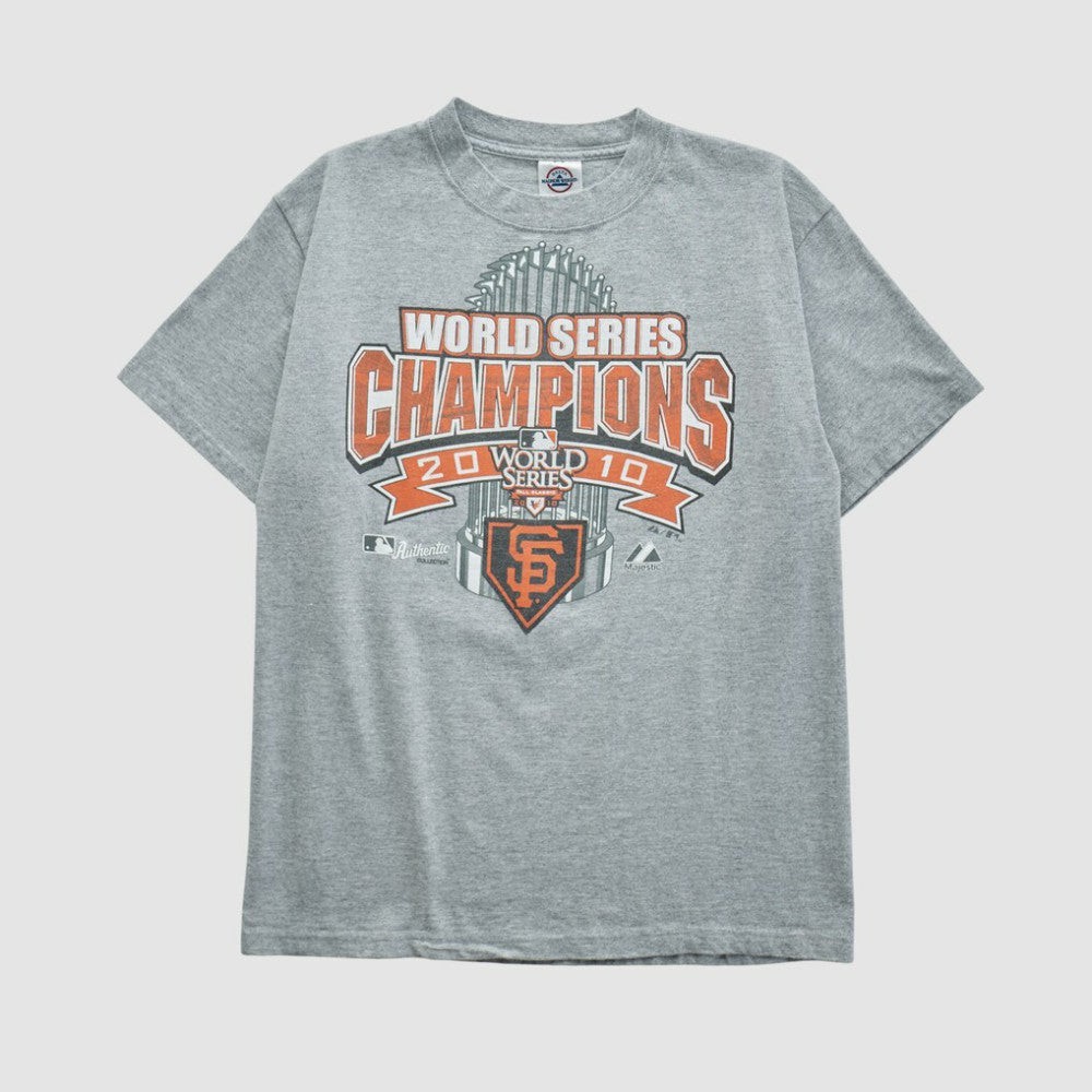 San Francisco Giants Delta 2010 T-shirt - Heather Gray - S by Fanatics Real Vintage T-shirts