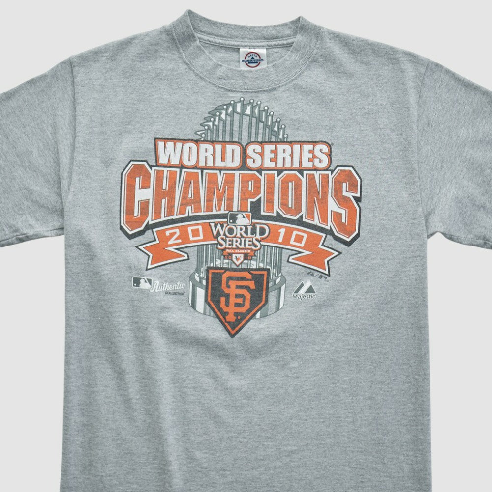San Francisco Giants Delta 2010 T-shirt - Heather Gray - S by Fanatics Real Vintage T-shirts