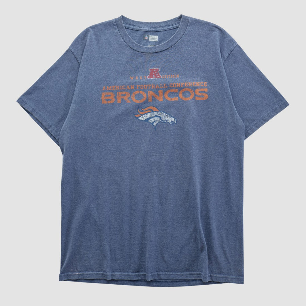 Denver Broncos NFL 2010s T-shirt Blue Vintage