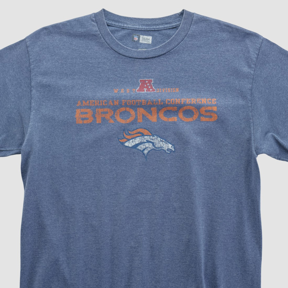 Denver Broncos NFL 2010s T-shirt Blue Vintage