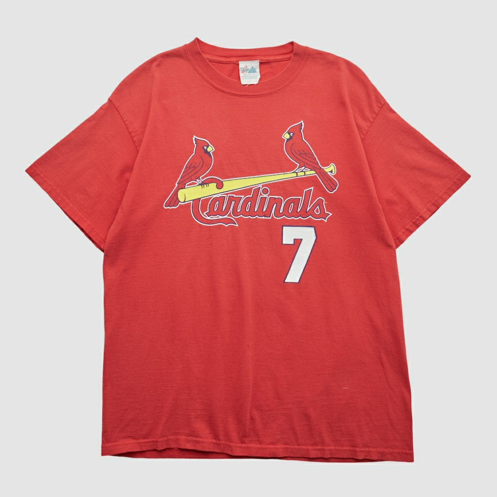 St. Louis Cardinals Majestic 2000s T-shirt - Red - S by Fanatics Real Vintage T-shirts