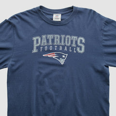 New England Patriots NFL 2010s Long Sleeve T-shirt Navy Vintage