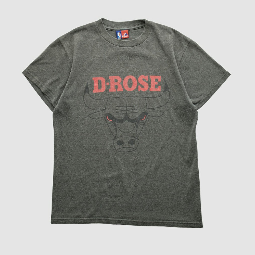 Chicago Bulls Majestic 2000s T-shirt Dark Heather Gray Vintage