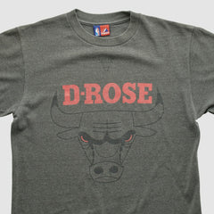 Chicago Bulls Majestic 2000s T-shirt Dark Heather Gray Vintage