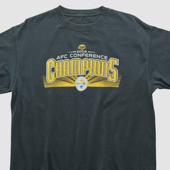 Pittsburgh Steelers 2008 T-shirt Black Vintage