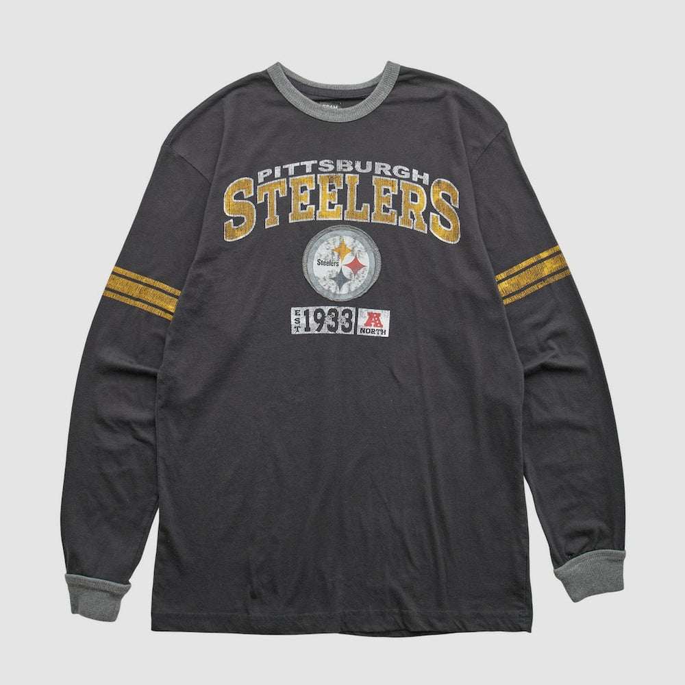 Pittsburgh Steelers NFL 2010s Long Sleeve T-shirt Black Vintage