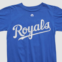 Kansas City Royals Majestic T-shirt - Blue - Yth XL by Fanatics Real Vintage T-shirts