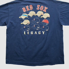 Boston Red Sox Majestic 2000s T-shirt - Navy - 2XL by Fanatics Real Vintage T-shirts