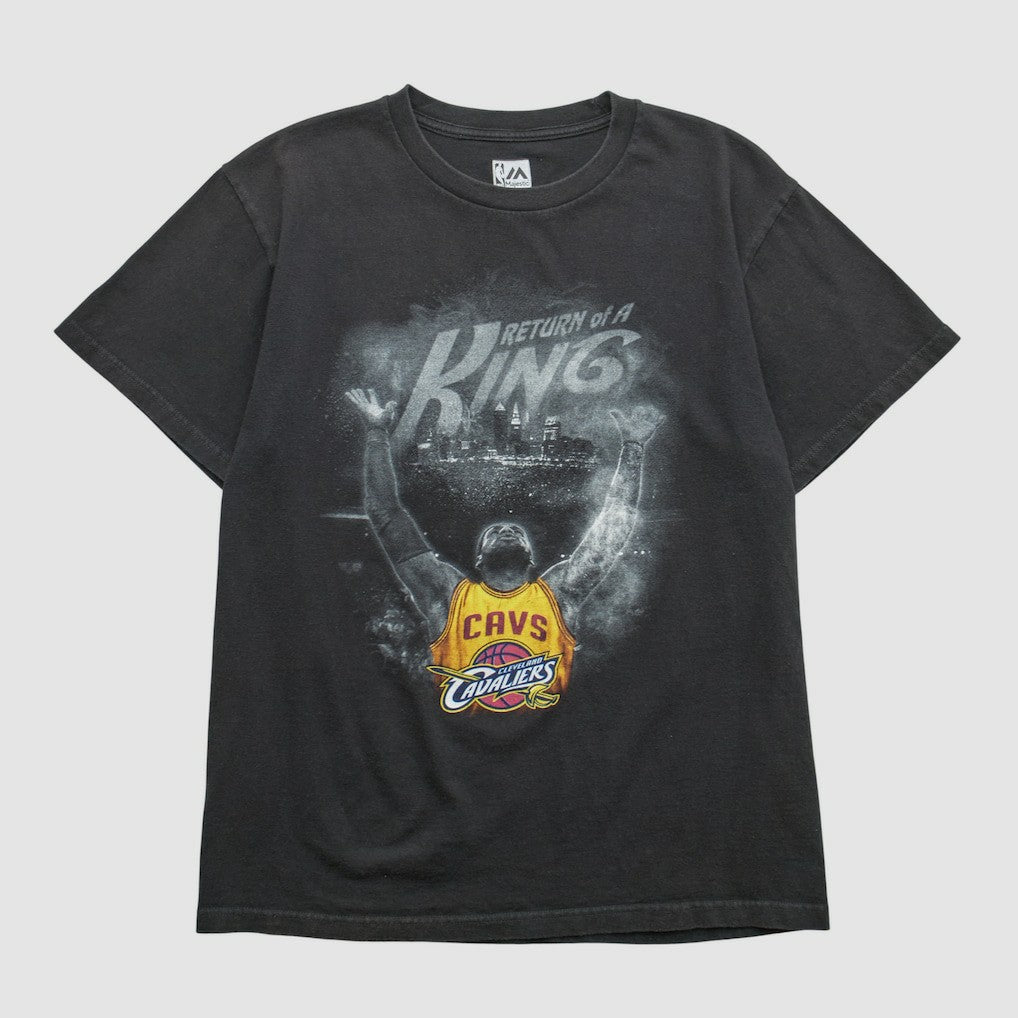 Cleveland Cavaliers Majestic 2010s T-shirt Black Vintage