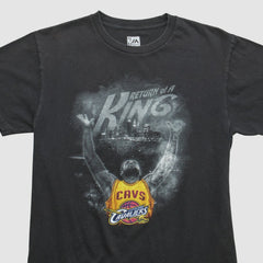 Cleveland Cavaliers Majestic 2010s T-shirt Black Vintage