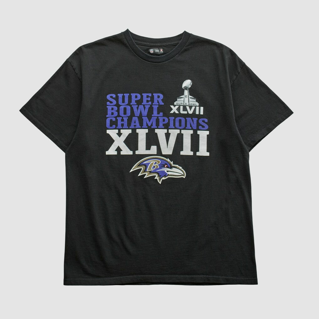 Baltimore Ravens NFL 2013 T-shirt Black Vintage