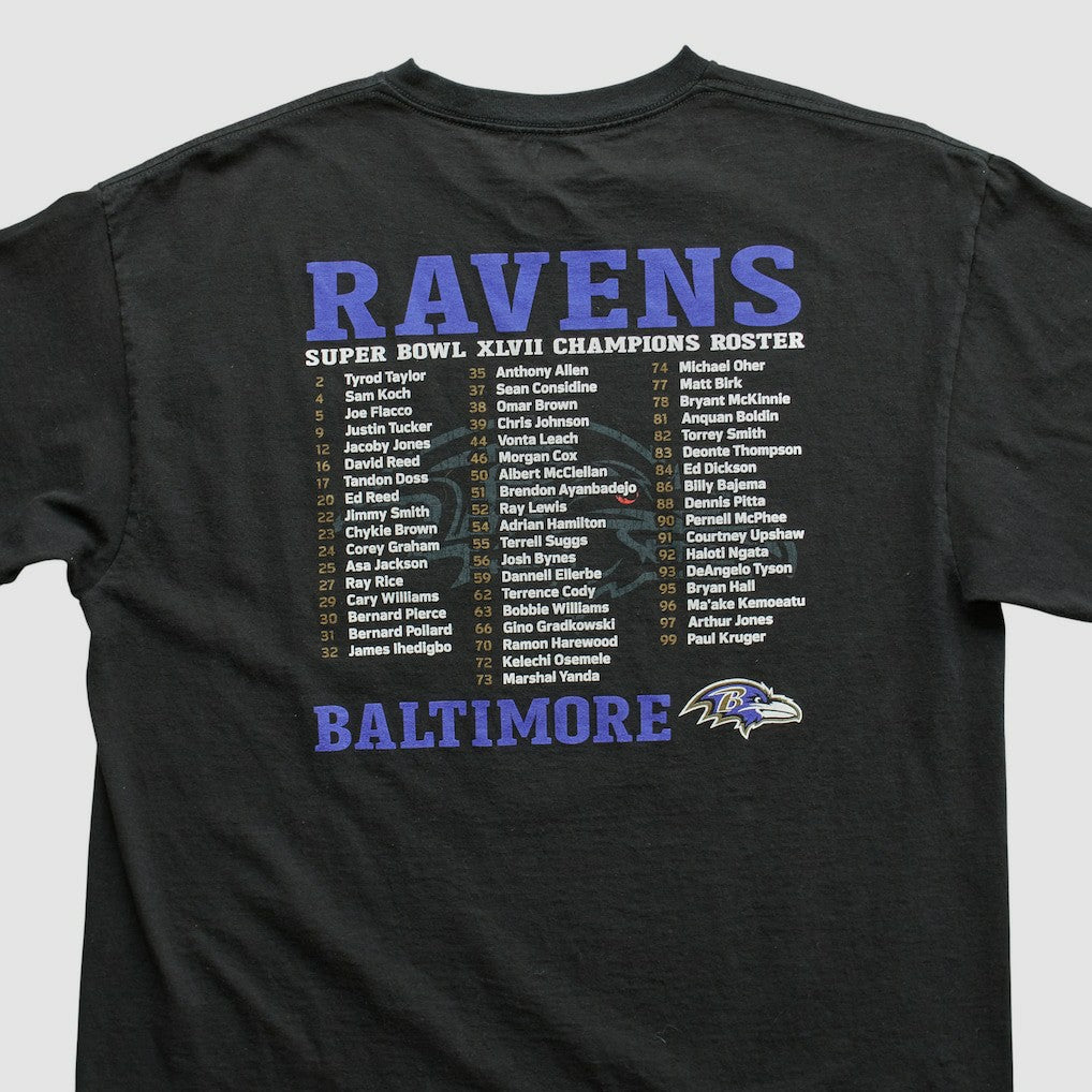 Baltimore Ravens NFL 2013 T-shirt Black Vintage