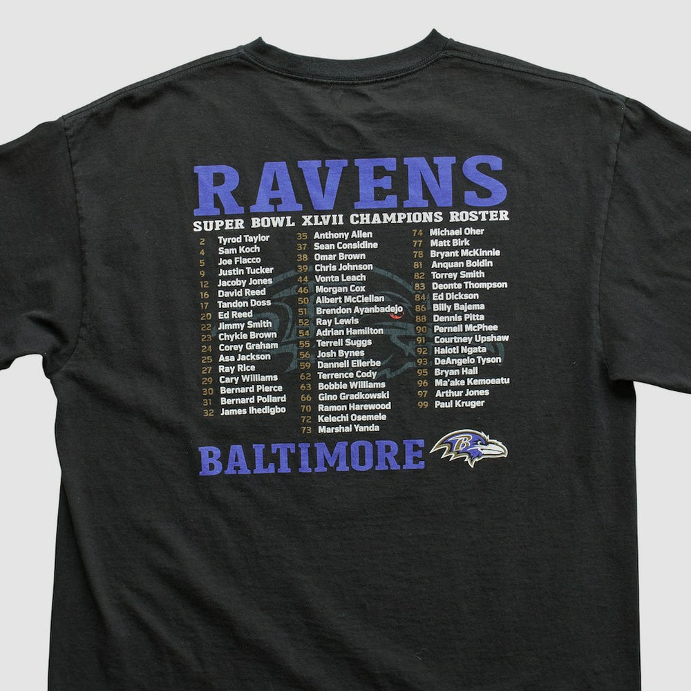 Baltimore Ravens NFL 2013 T-shirt Black Vintage