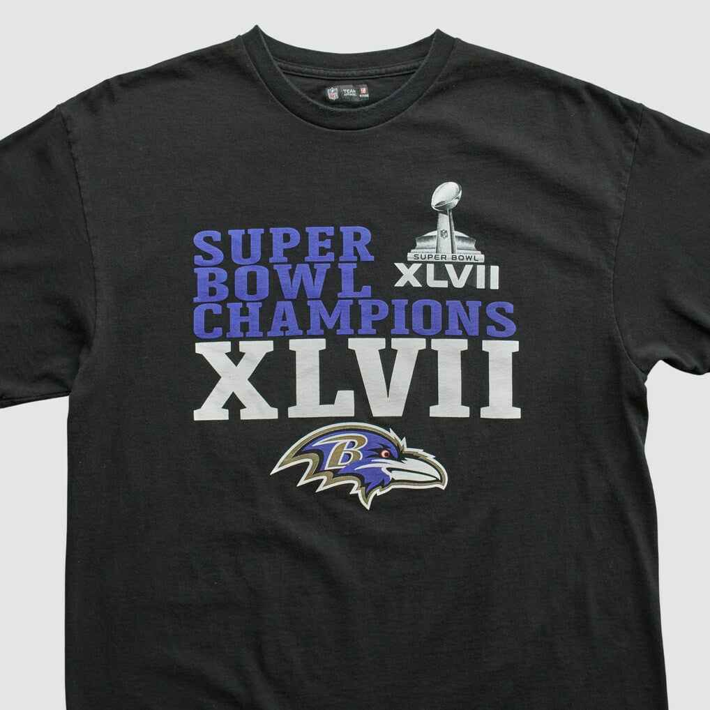 Baltimore Ravens NFL 2013 T-shirt Black Vintage