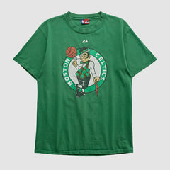 Boston Celtics Majestic 2000s T-shirt Green Vintage