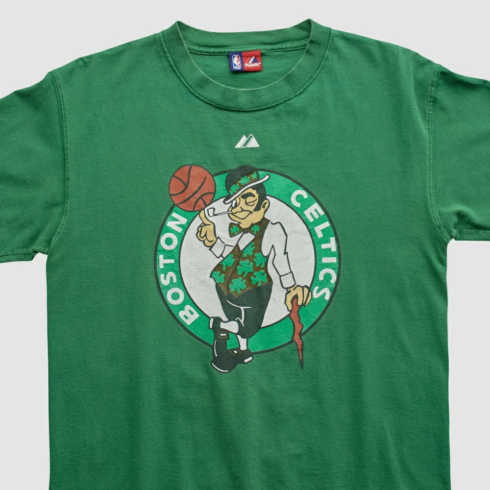 Boston Celtics Majestic 2000s T-shirt Green Vintage