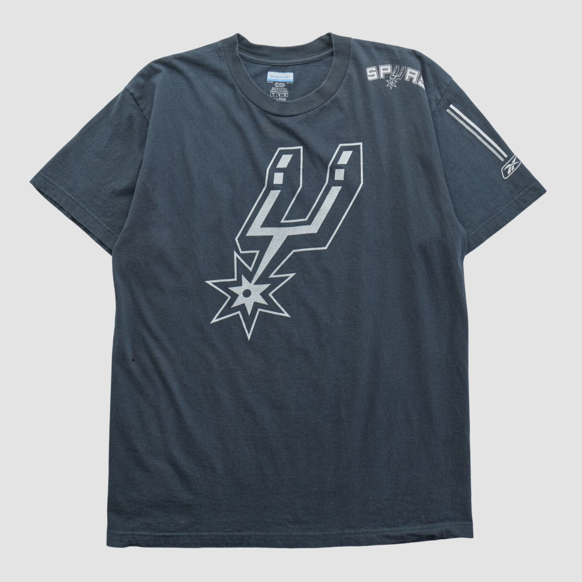 San Antonio Spurs Reebok 2000s T-shirt Black Vintage