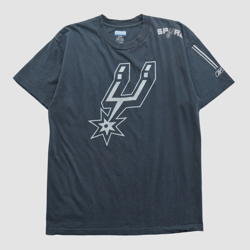 San Antonio Spurs Reebok 2000s T-shirt Black Vintage