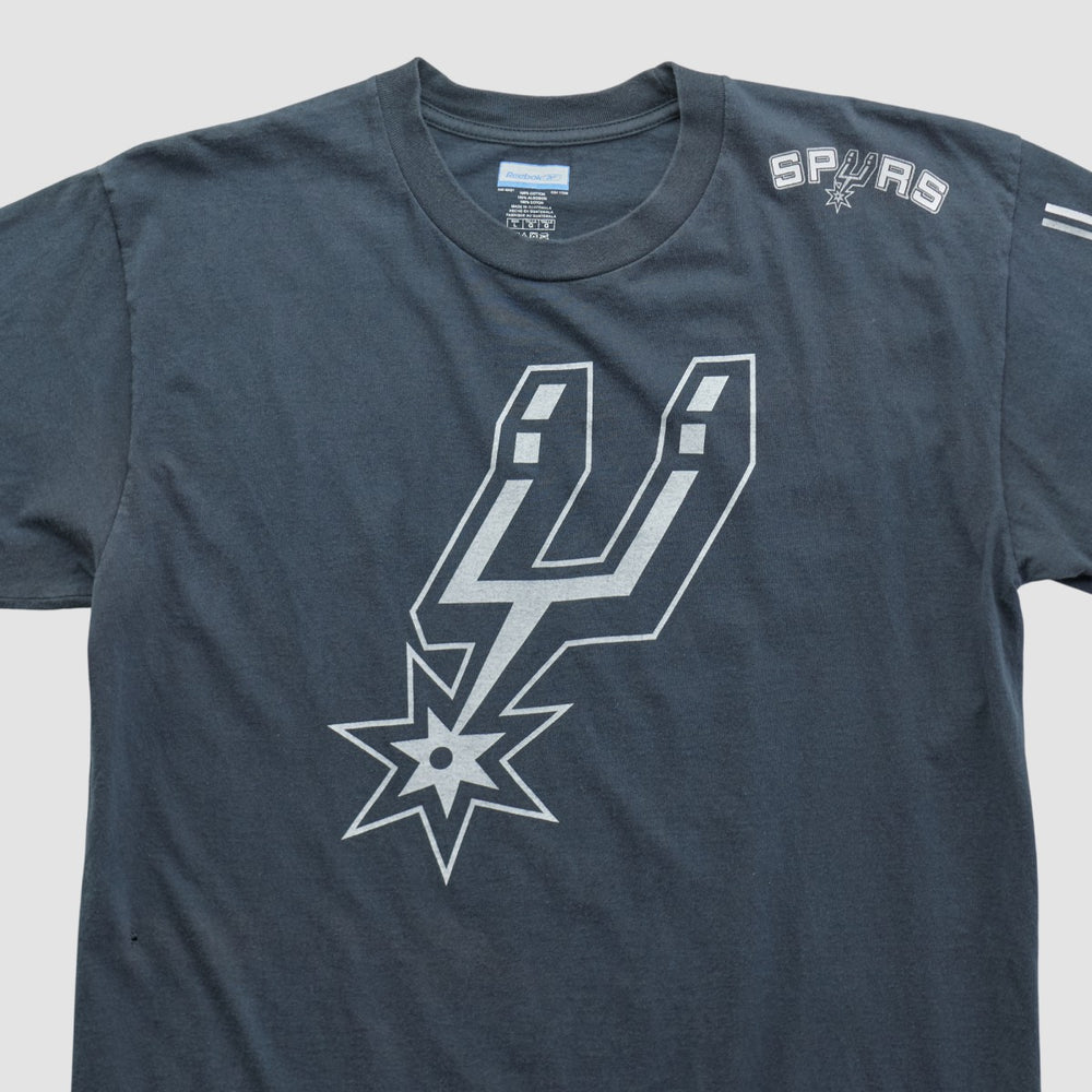 San Antonio Spurs Reebok 2000s T-shirt Black Vintage