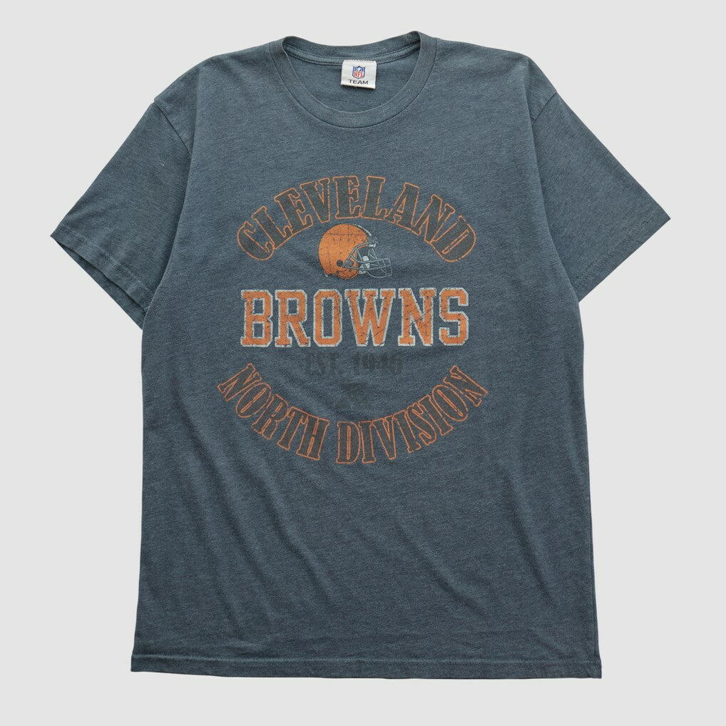 Cleveland Browns NFL 2010s T-shirt Dark Heather Gray Vintage