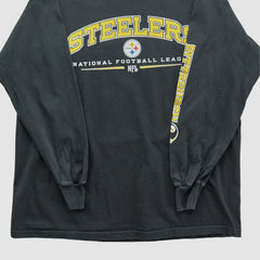 Pittsburgh Steelers NFL 2000s Long Sleeve T-shirt Black Vintage