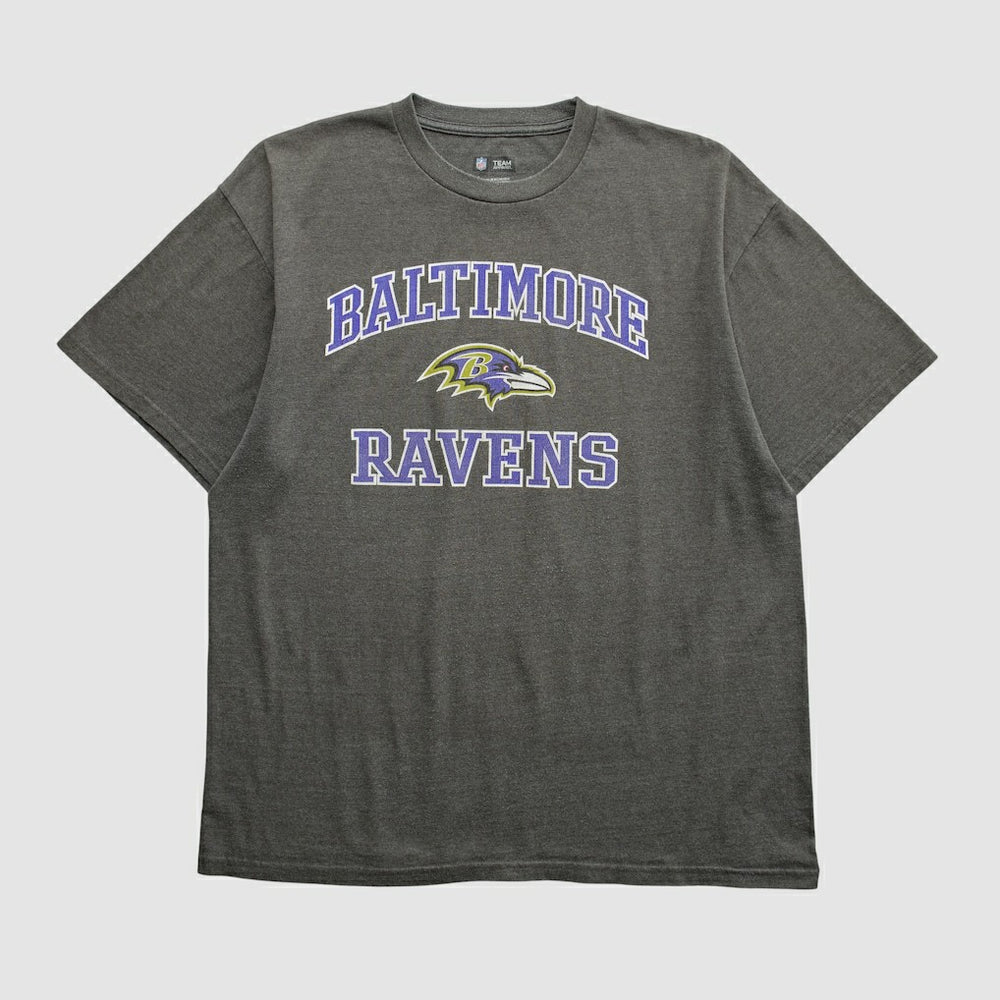 Baltimore Ravens NFL 2010s T-shirt Dark Heather Gray Vintage