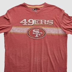 San Francisco 49ers NFL 2010s Long Sleeve T-shirt Red Vintage