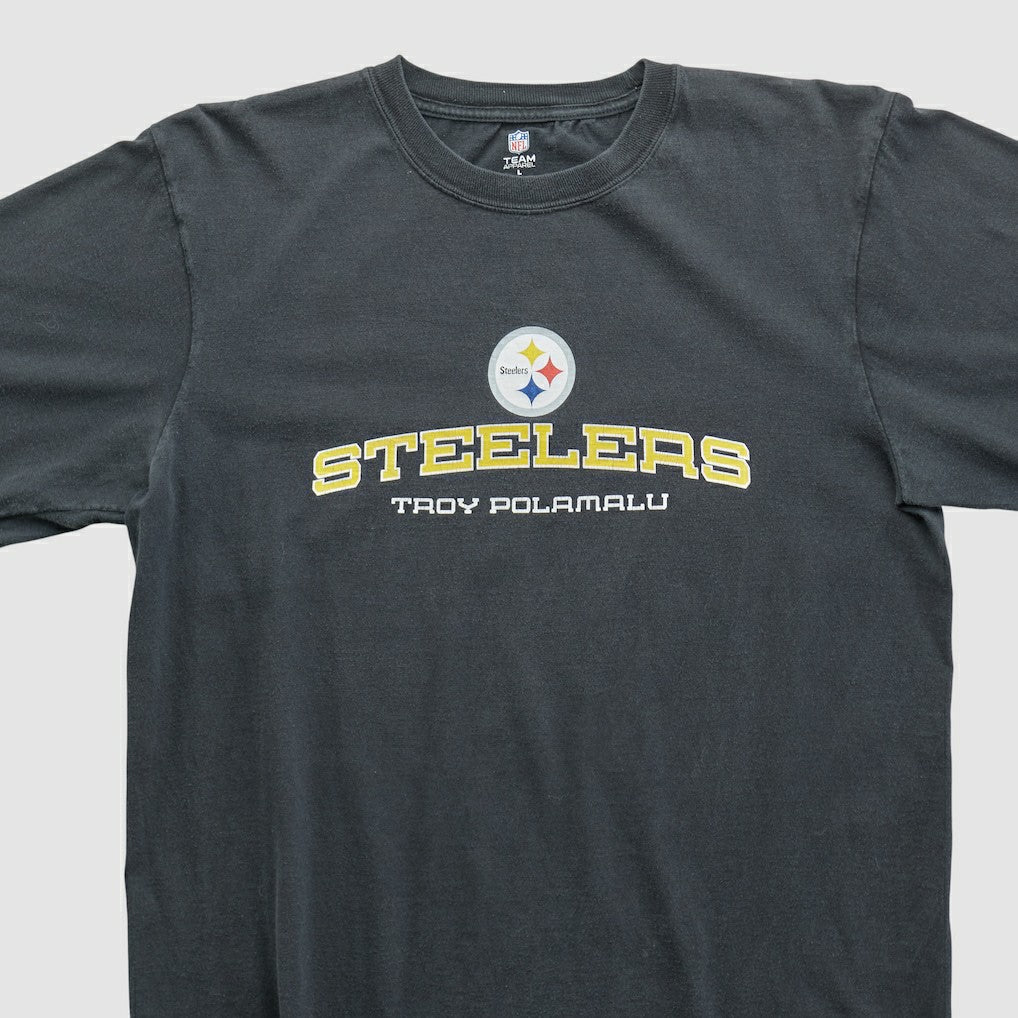 Pittsburgh Steelers NFL 2010s Long Sleeve T-shirt Black Vintage